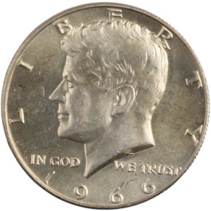 United States 1966 Kennedy 50 Cents