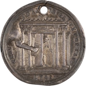 Netherlands 1745 Silver Medal Peace with France