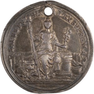 Netherlands 1745 Silver Medal Peace with France