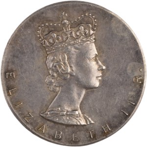 South Africa 1953 Silver Coronation Medal Elizabeth II Johannesburg
