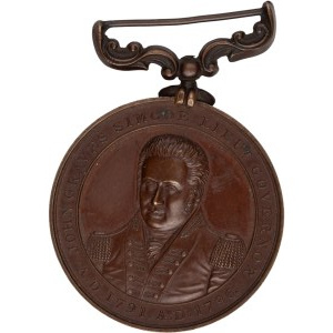 Canada 1792-1892 49mm Bronze Medal John Graves Simcoe