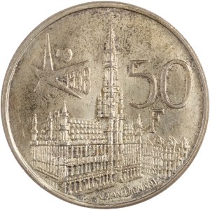 Belgio 1958, 50 franchi, Esposizione Universale di Bruxelles, nella confezione originale