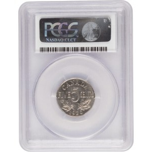 Canada 1926 Near 6 Nickel 5 Cents