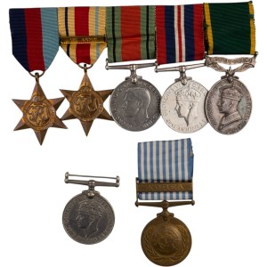 Canada / Great Britain WWII and Korean War Medal Lot (7 pieces)