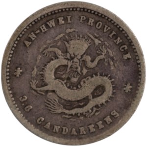 China 1899 Anhwei Silver 5 Fen