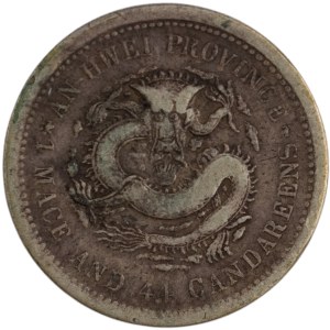 China 1898 Anhwei Silver 20 Cents