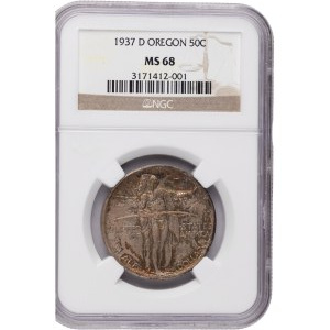 United States 1937-D Oregon 50 Cent