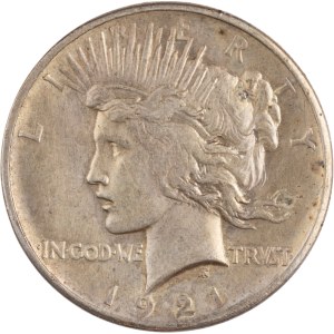 United States 1921 Peace Dollar