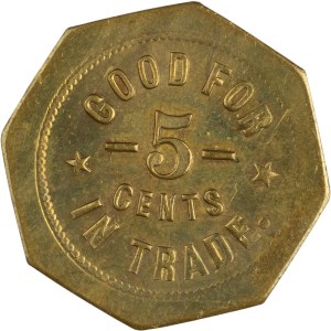 Canada Camlachie Ontario Robinson House 5 Cents Merchant Token LeRoux 1044
