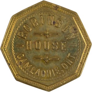Canada Camlachie Ontario Robinson House 5 Cents Merchant Token LeRoux 1044