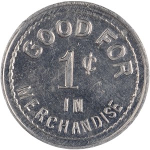 Canada Delisle Saskatchewan S. Moulton General Store 1 Cent Merchant Token