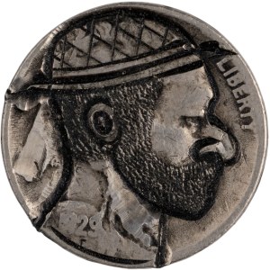 United States 1929-S Buffalo Hobo Nickel by Brent Pearson
