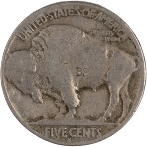 United States 1929-S Buffalo Hobo Nickel by Brent Pearson