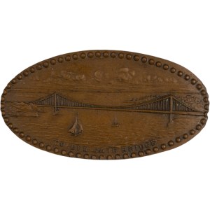 United States Golden Gate Bridge Elongated Cent