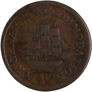 For General Accommodation - Pure Copper Preferable to Paper Half Penny Token AM-1A4
