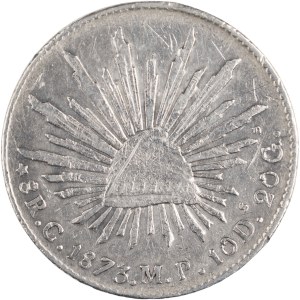 Mexico 1873 G MP Silver 8 Reales