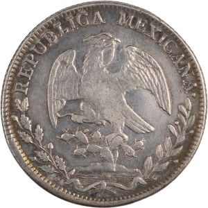 Mexiko 1827 Mo JM Silber 8 Reales