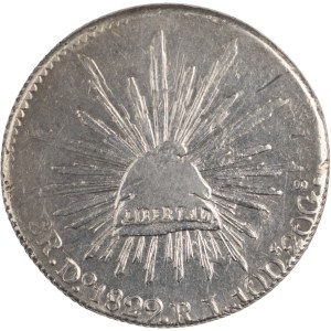 Mexico 1829 Do RL Silver 8 Reales