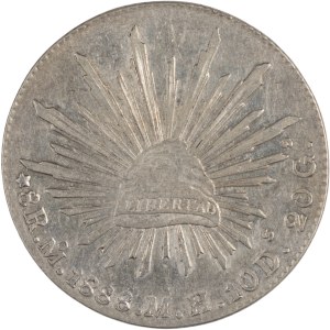 Mexico 1888 Mo MH Silver 8 Reales