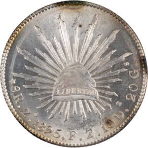 Mexico 1895 Zs FZ Silver 8 Reales