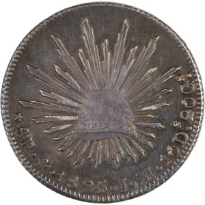 Meksyk 1825 MO JM Srebrne 8 reali