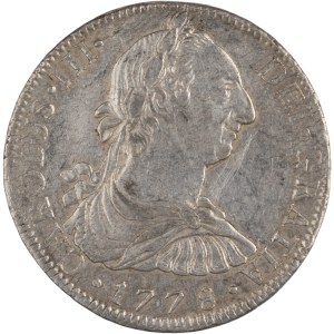 Mexico 1778 Mo FF Silver 8 Reales