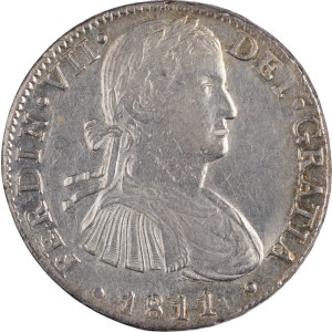 Mexico 1811 Mo HJ Silver 8 Reales