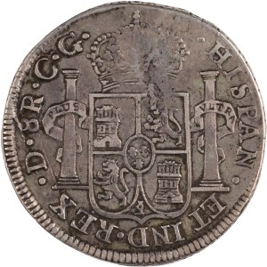 Mexico 1822 D CG Silver 8 Reales