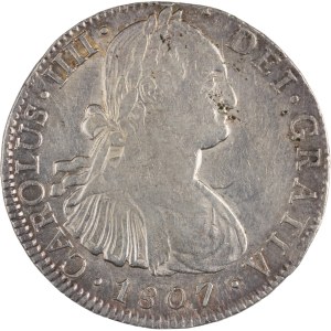 Mexico 1807 Mo TH Silver 8 Reales