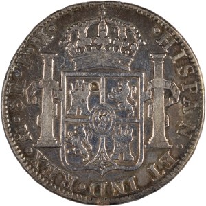 Mexico 1784 Mo FM Silver 8 Reales Overdate