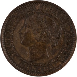 Kanada 1859, široký 9 nad 8, velký cent