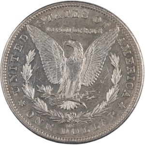 United States 1890-CC Silver Morgan Dollar