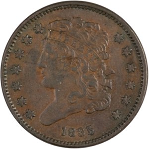 Stany Zjednoczone, pół centa z 1835 r., z motywem „Classic Head”