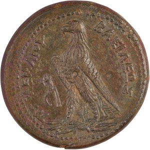 Ancien royaume ptolémaïque d'Égypte. Ptolémée III Évérgète, vers 245-222 av. J.-C. Drachme en bronze