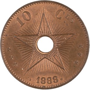 Belgian Congo 1888 Belgian Congo 10 Centimes