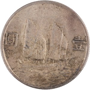 China 1934 Year 23 Silver Dollar Junk