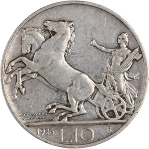Italia 1926, 10 lire d'argento