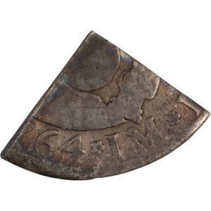 Peru 1764 JM Silver 2 Reales Cut Coin