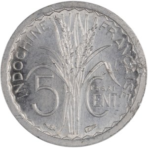 French Indo-China 1946 ESSAI (Pattern) 5 Centimes