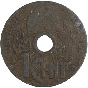 French Indo-China 1940 1 Centime
