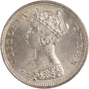 Hong Kong 1901 Silver 10 Cents
