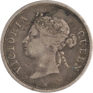 Stretová osada, 1890, stříbrná mince 50 centů