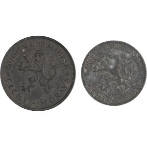 Czech Republic 1941-43 Bohemia (2 Pieces)