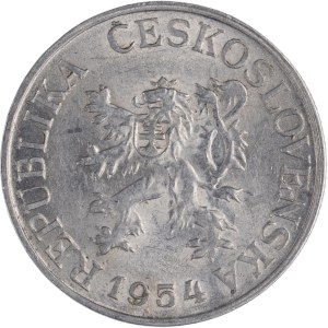 Czechoslovakia 1954 25 Haleru