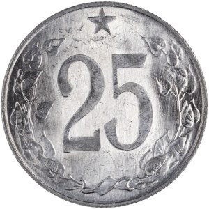 Czechoslovakia 1953 25 Haleru