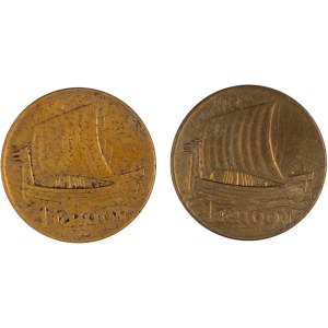 Estonia 1934 1 Kroon (2 Pieces)