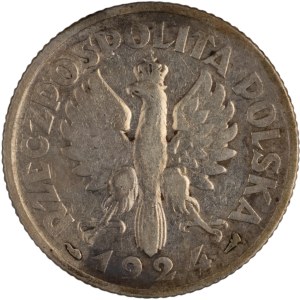 Poland 1924 Silver 1 Złoty