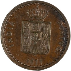 Portuguese India 1871 3 Reis