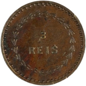 Portuguese India 1871 3 Reis