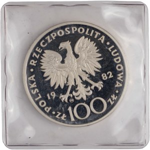 Poland 1982 Silver 100 Zlotych Pope John Paul II